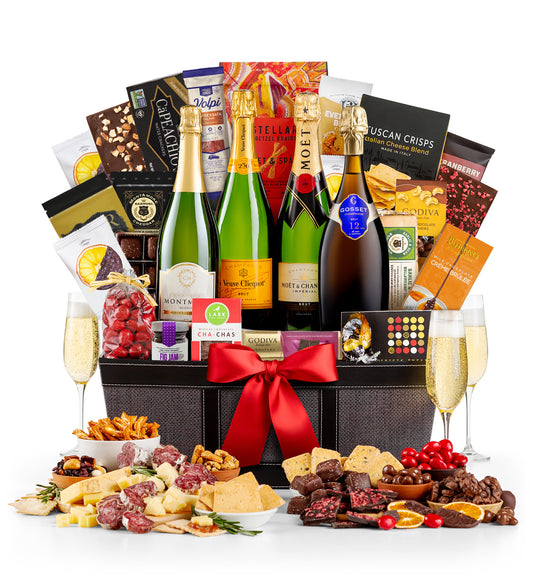 Opulent Park Avenue Champagne Basket