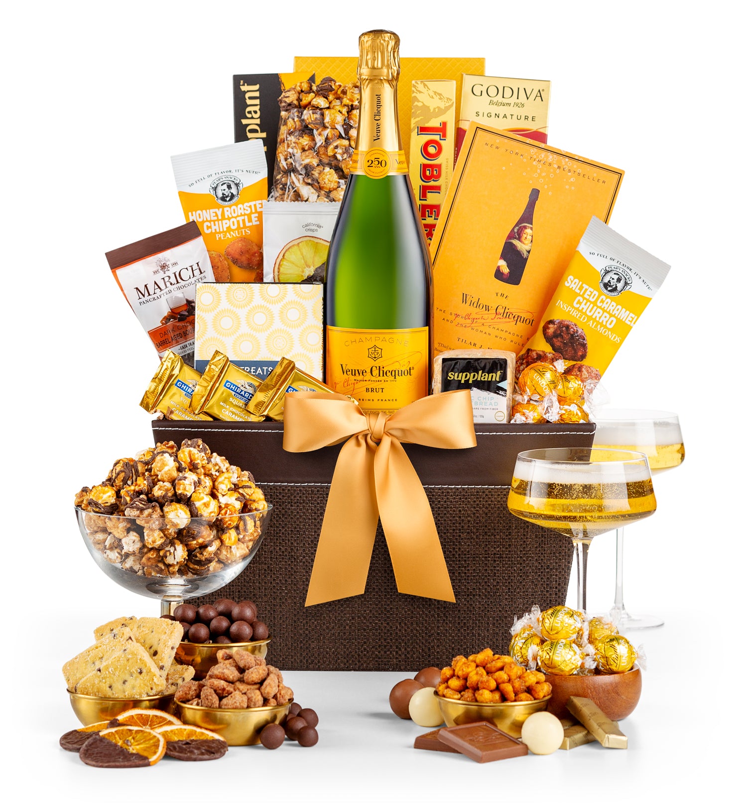 Veuve Cliquot Champagne Basket at Wine Country Gift Baskets