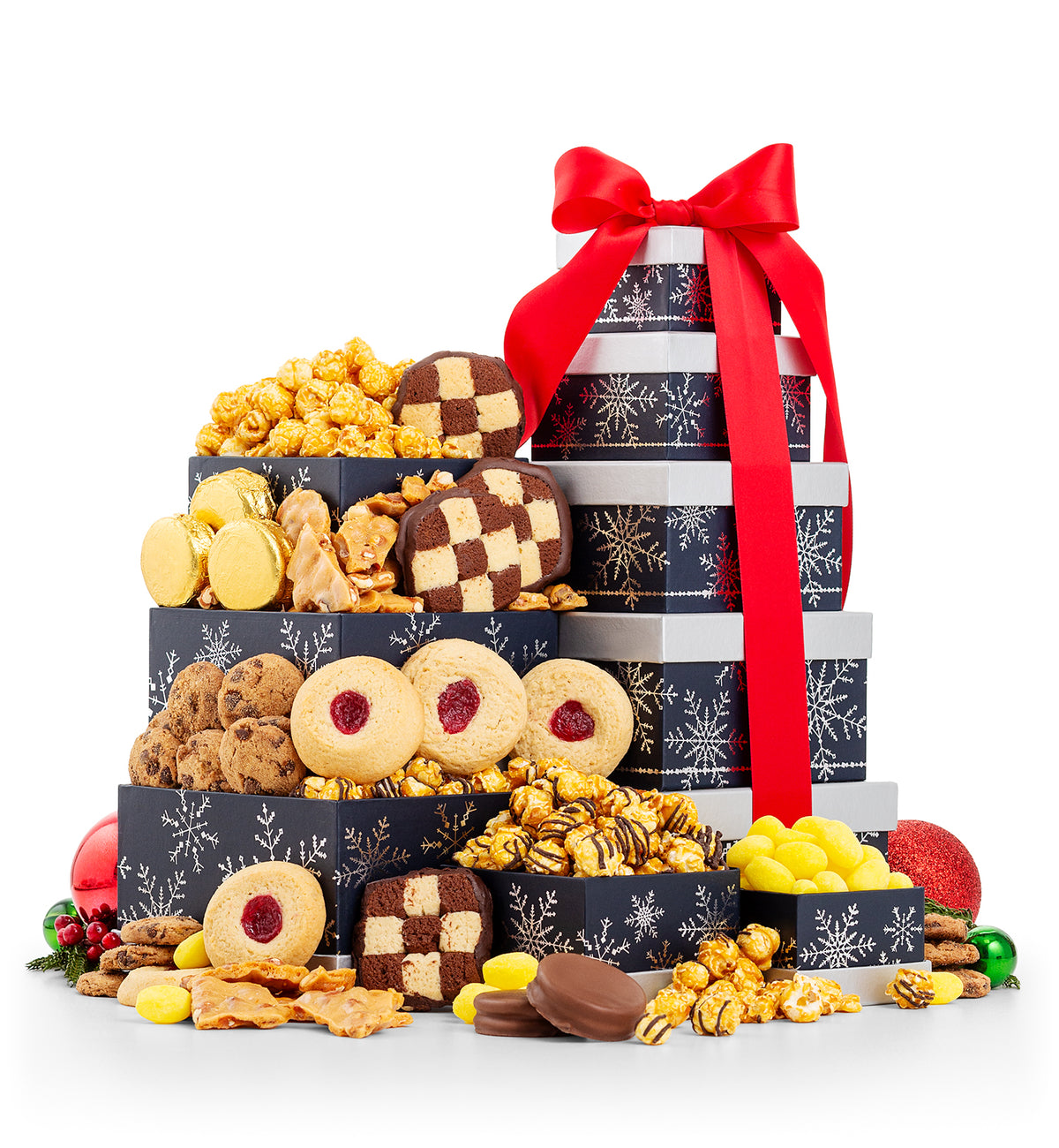 Winter Wishes Gourmet Gift Tower