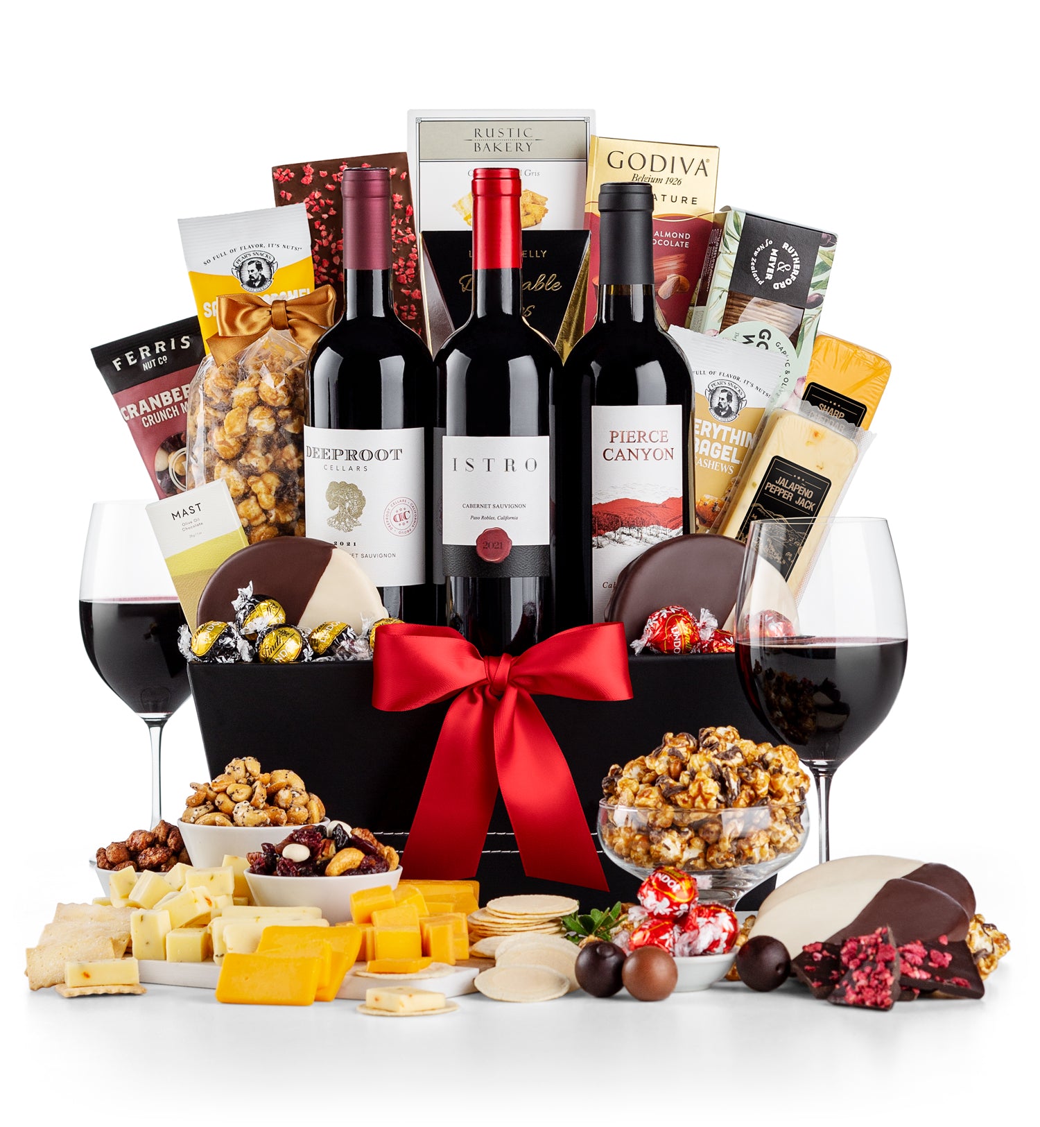 Burgundy Country Gift Basket– Gourmet Gift Baskets