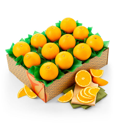 Fresh Fruit Gift Box with Navel Oranges