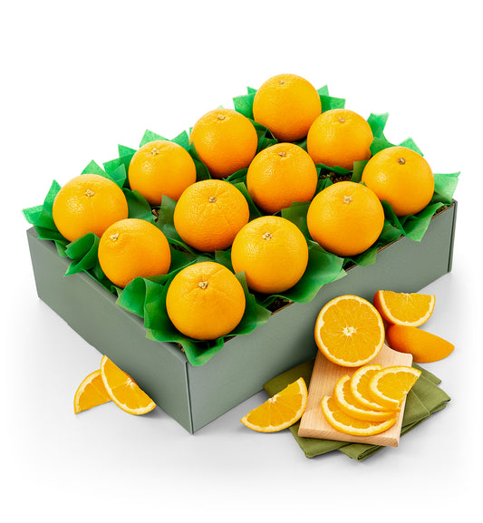 Fresh Fruit Gift Box with Navel Oranges