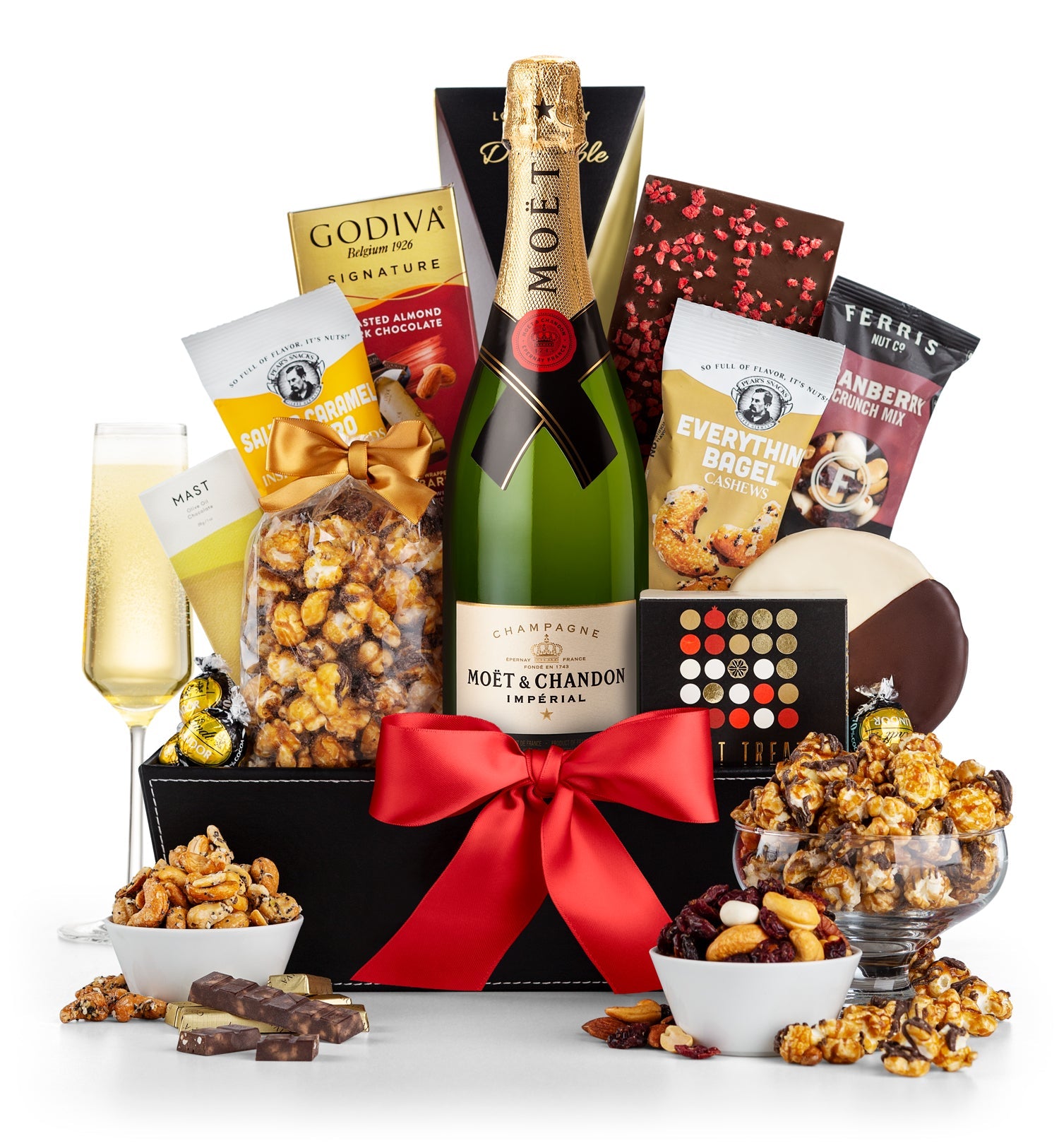 Champagne & Truffles Gift Basket - Moet & Chandon Imperial Brut by Gourmet Gift Baskets