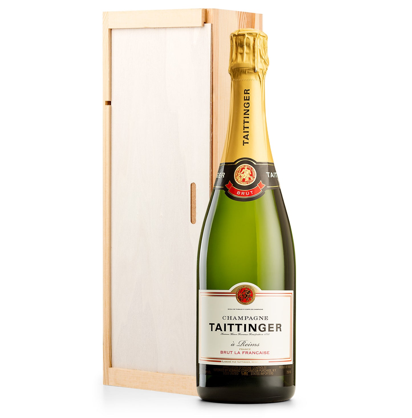 Taittinger Brut La Francaise Champagne Crate