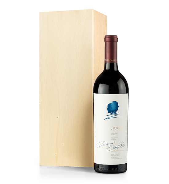 Opus One with Signature Wood Crate – GiftTree