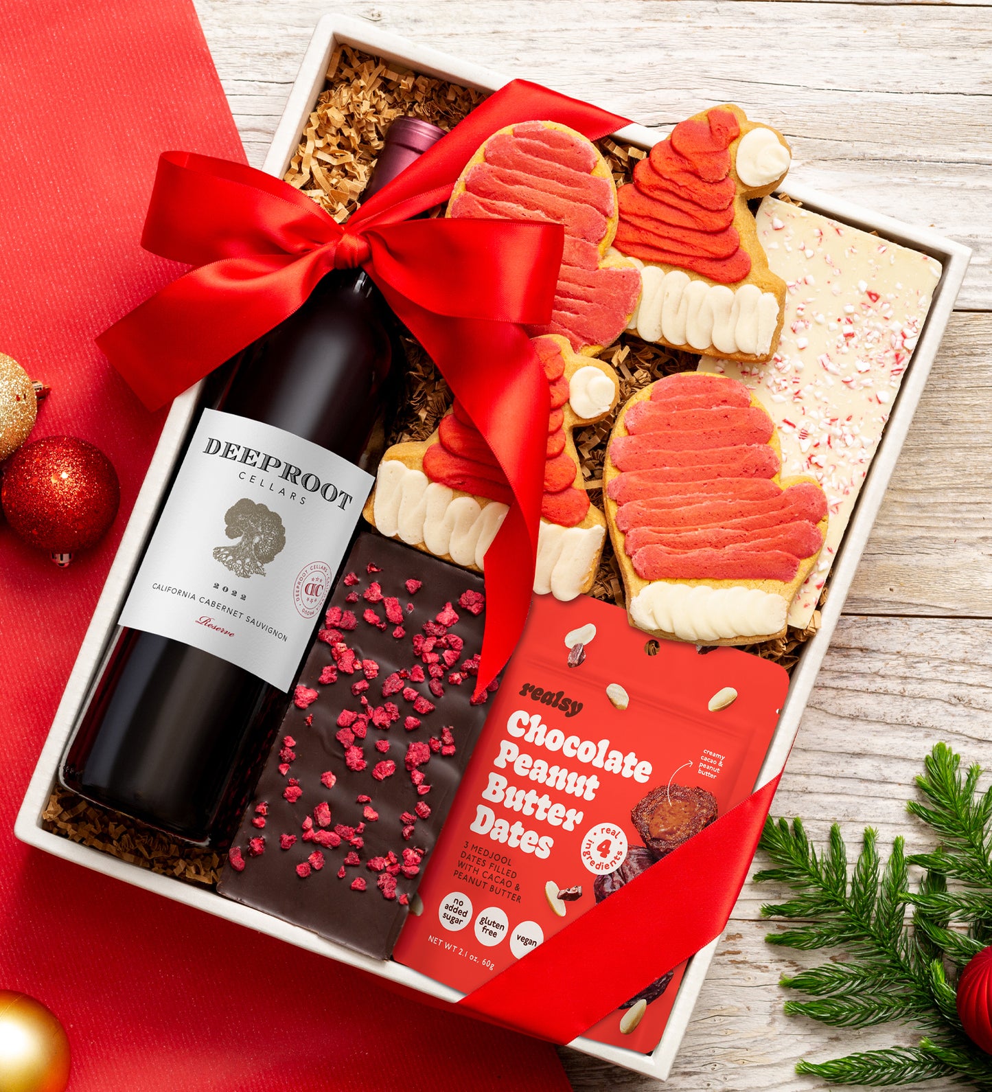 Holiday Entertainer Gift Box with DeepRoot Cabernet Sauvignon