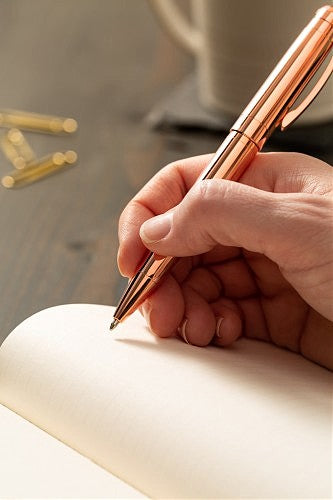 Rose Gold Big Idea Luxury Ink Pen