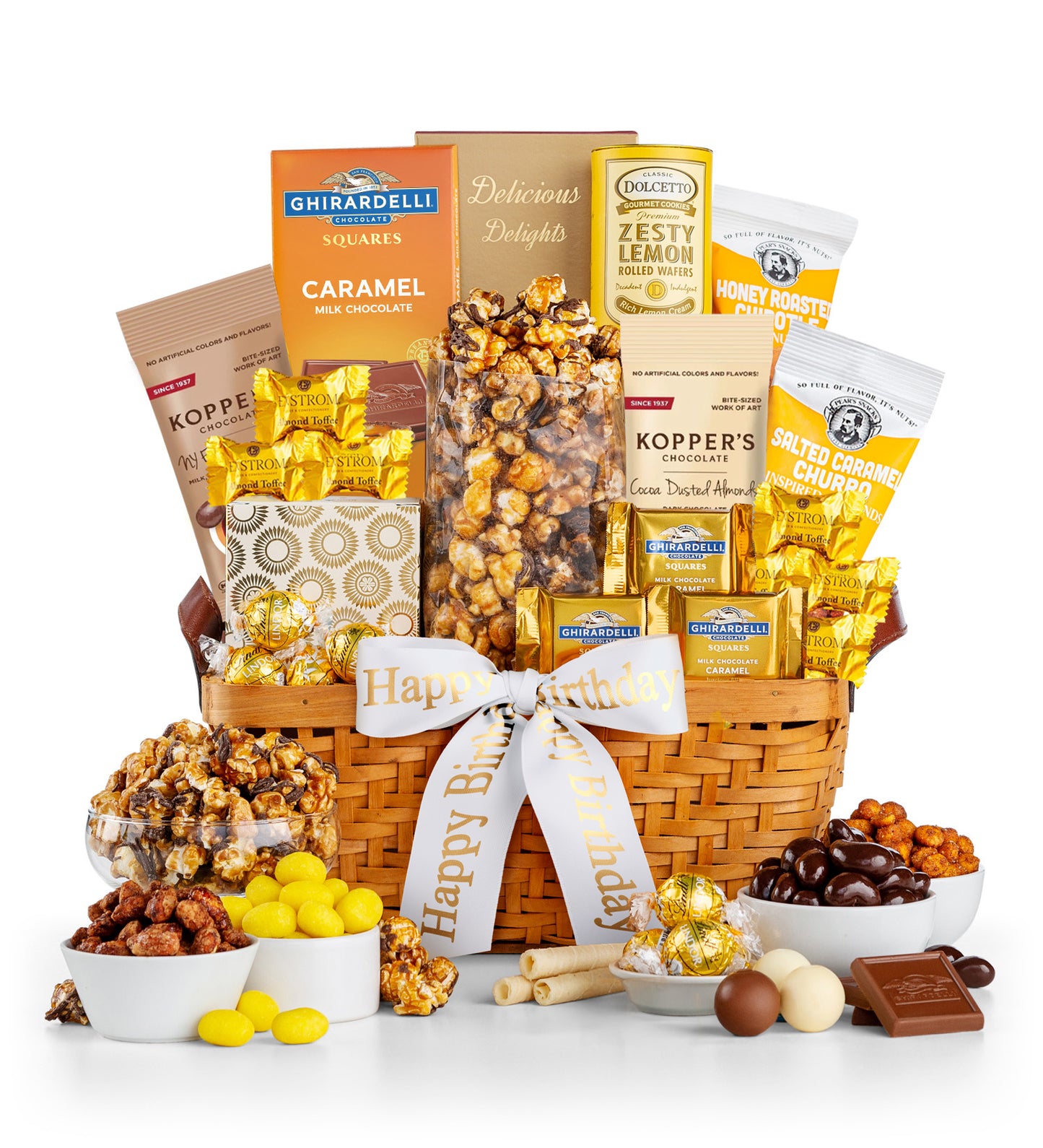 Happy Birthday As Good As Gold Classic Gift Basket