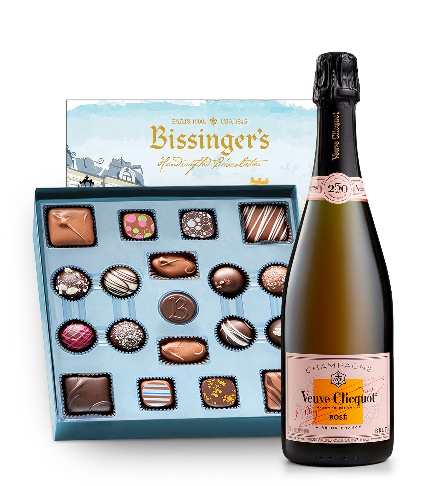 Veuve Clicquot Rosé & Bissinger's French Connection Chocolates – GiftTree