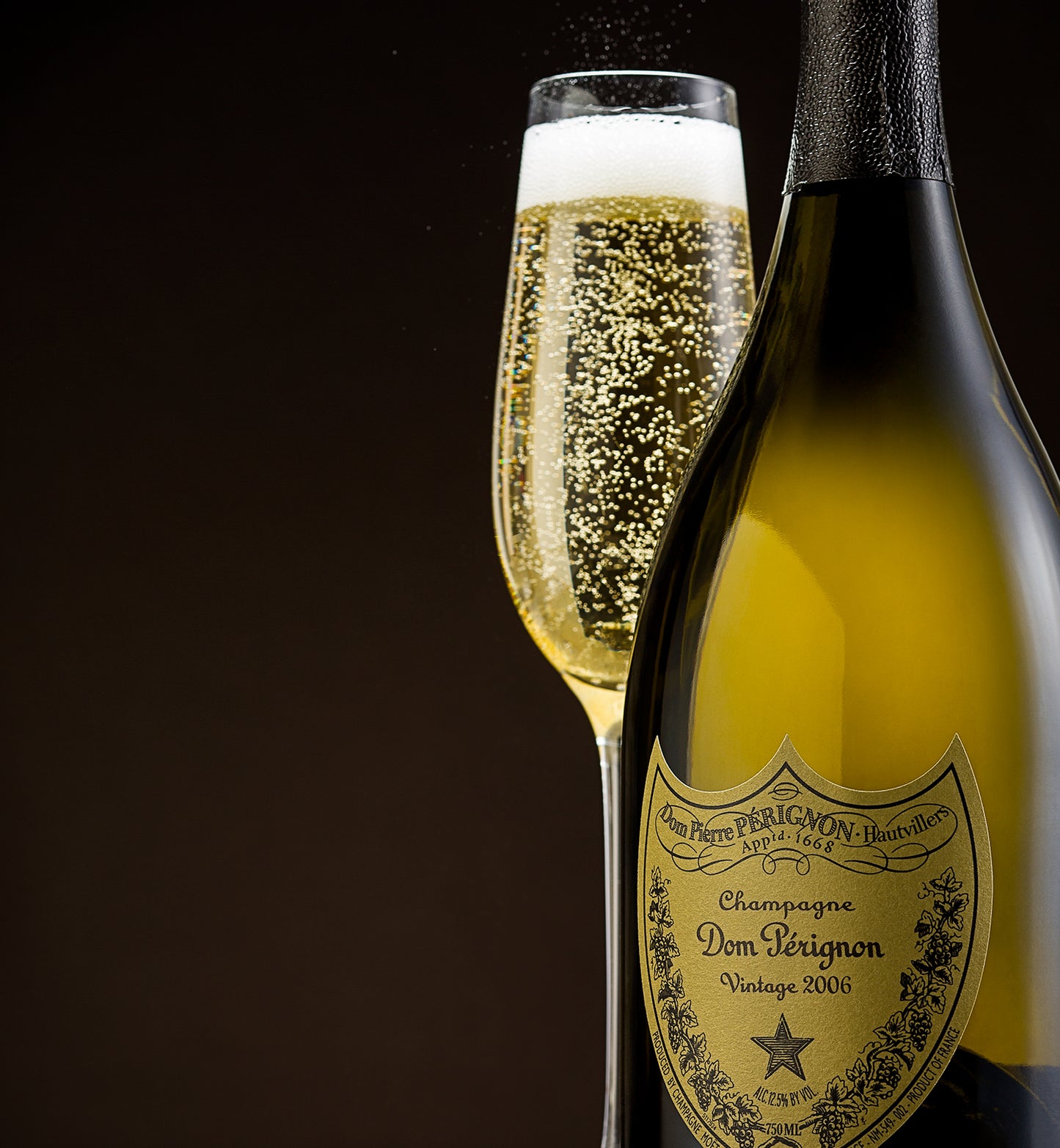 Dom Pérignon Champagne Bottle