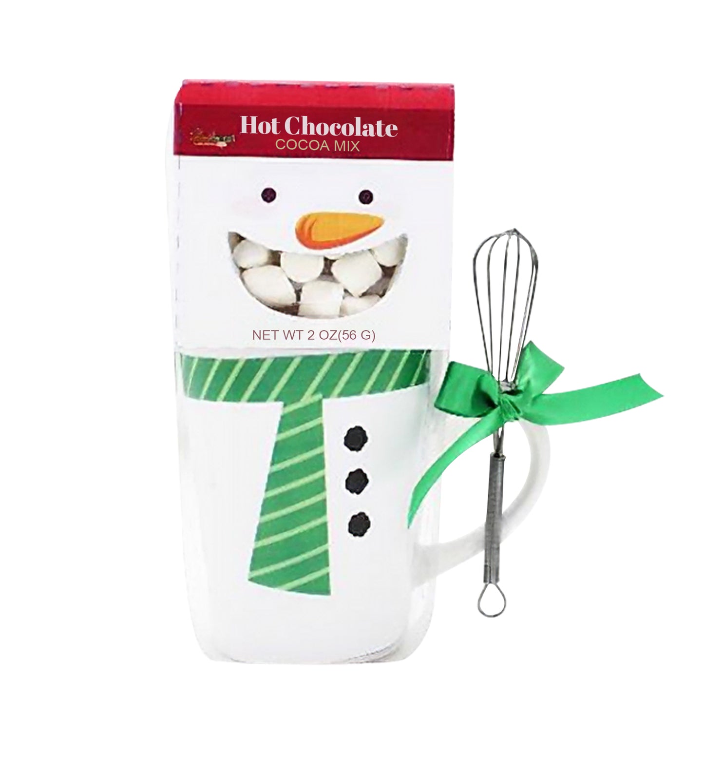 Snowman Mug with Hot Chocolate