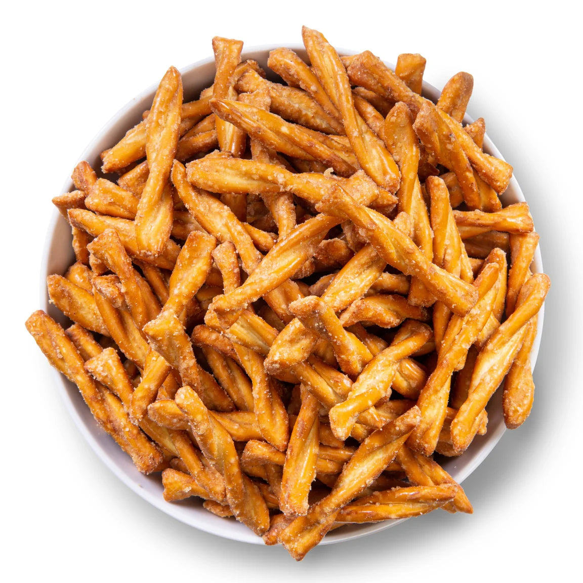 Stellar Pretzel sticks on a white background.