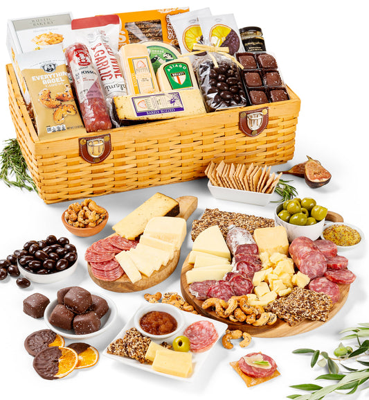 Select Cheese and Charcuterie Picnic Baskets