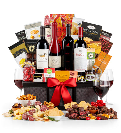 Magnificent Park Avenue Wine Basket