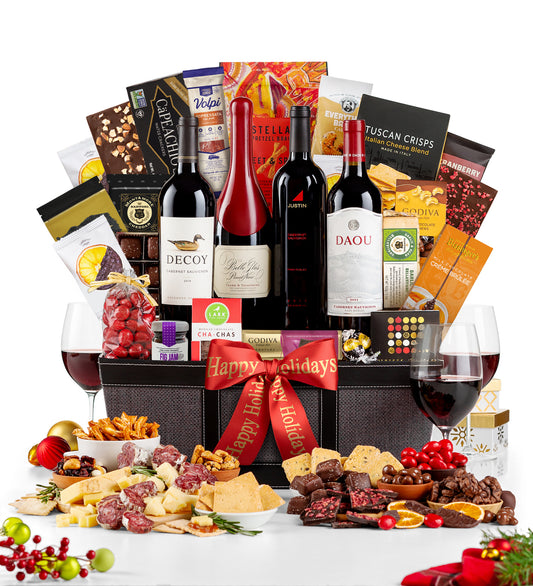 Magnificent Park Avenue Wine Basket