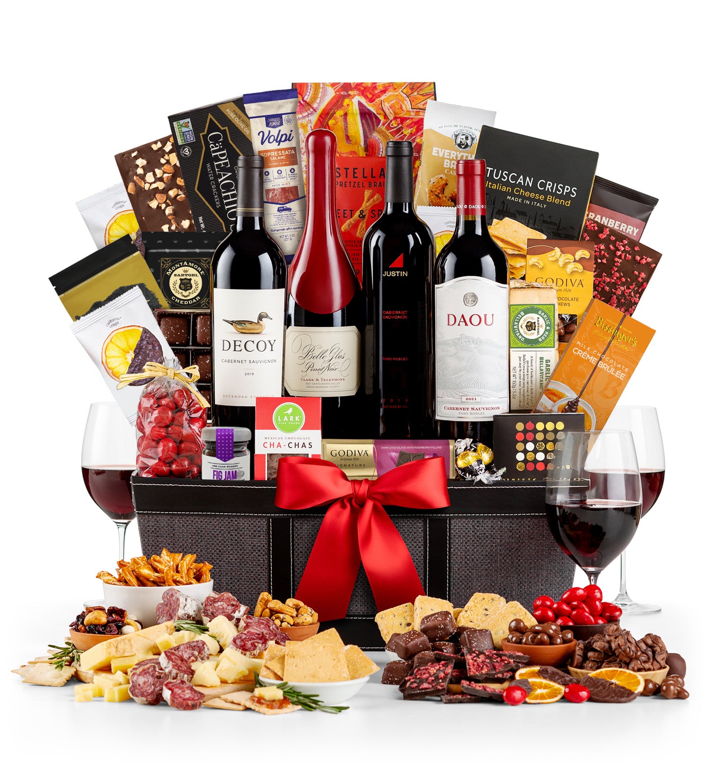 Magnificent Park Avenue Wine Basket