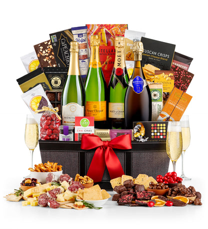 Opulent Park Avenue Champagne Basket