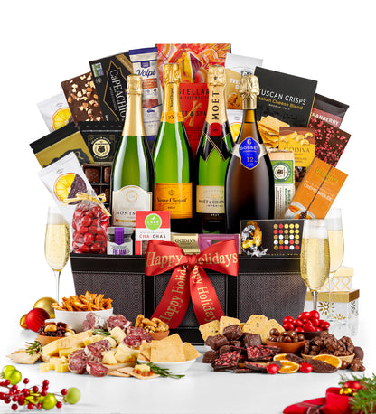 Opulent Park Avenue Champagne Basket