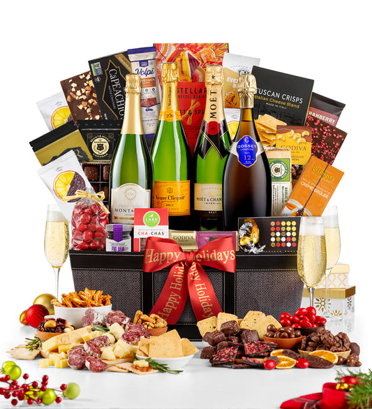Opulent Park Avenue Champagne Basket