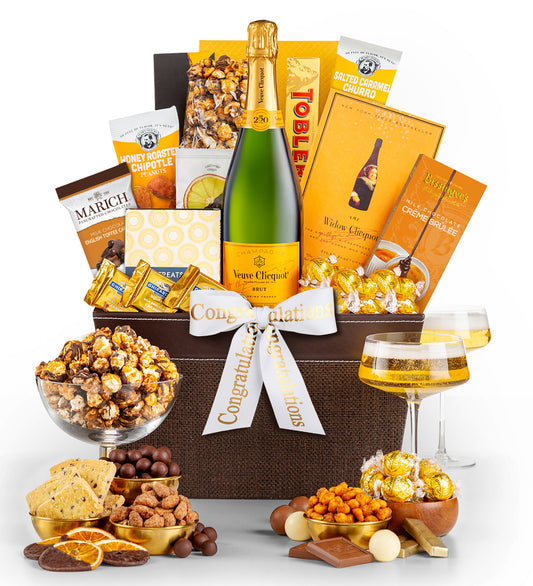 Congratulations Veuve Clicquot Tasting Basket