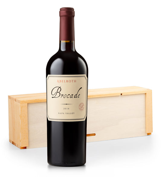 Abelroth Brocade Napa Valley Meritage Reserve Wine Crate