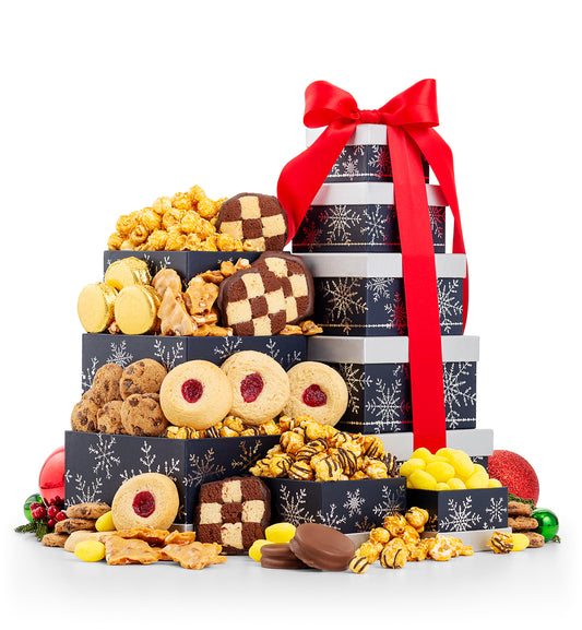 Winter Wishes Gourmet Gift Tower