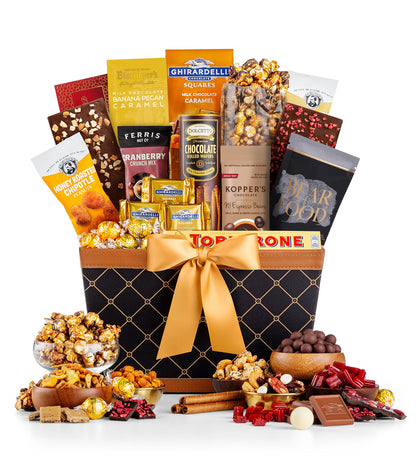 Golden Gourmet Grand Gift Basket