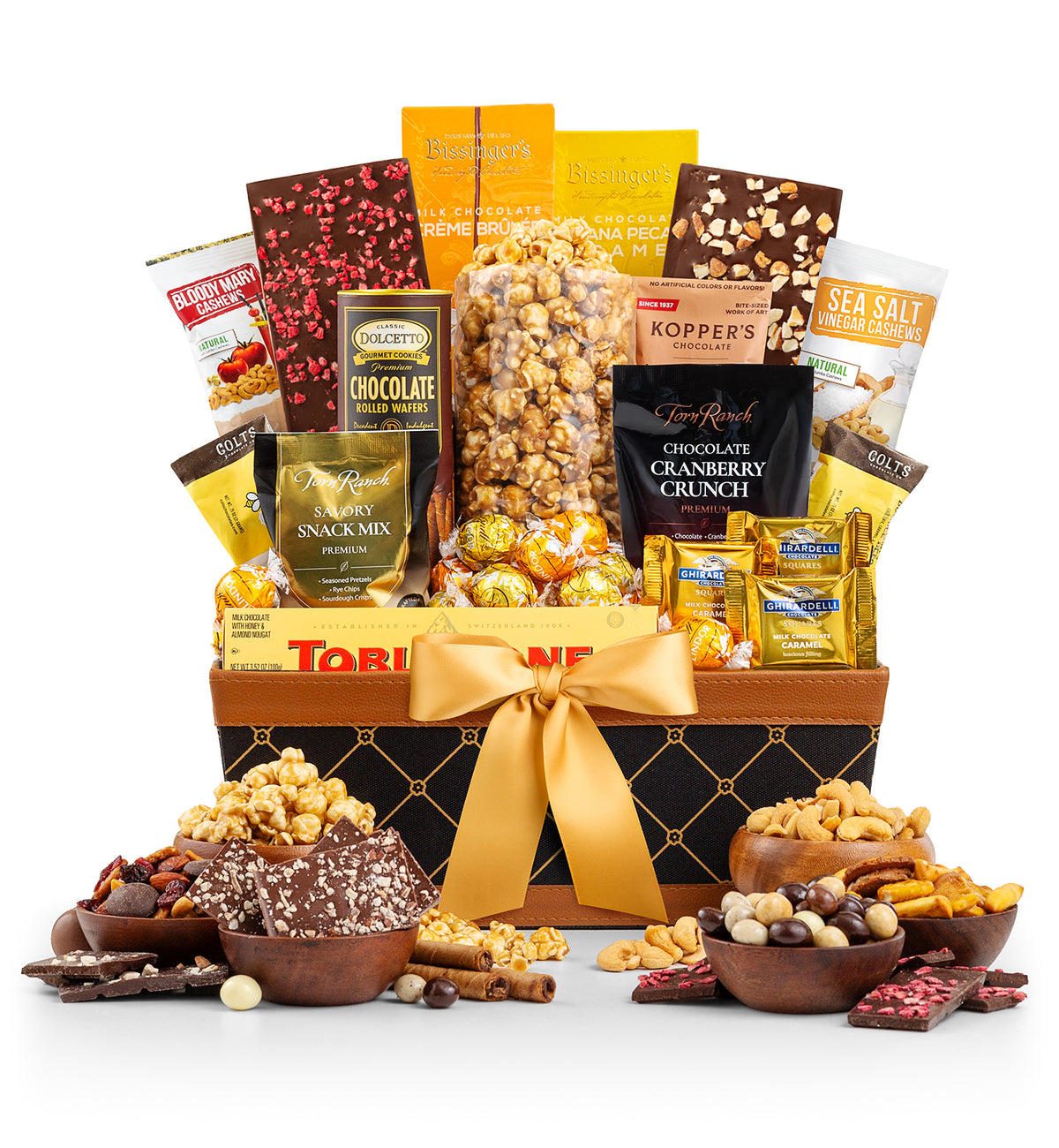 Golden Gourmet Grand Gift Basket