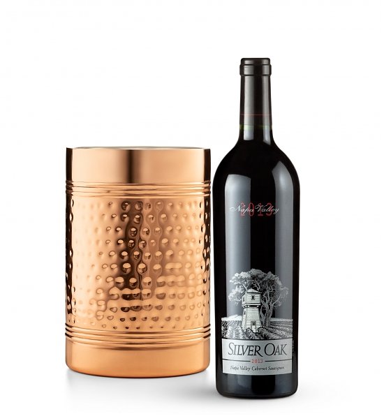 Silver Oak Napa Cabernet with Double Walled Wine Chiller Gift