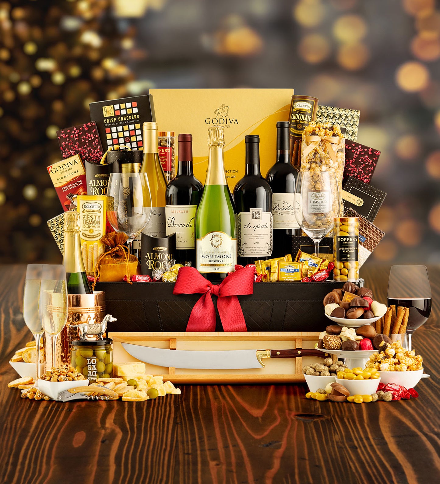 Versailles Ultimate Holiday Wine Gift Basket