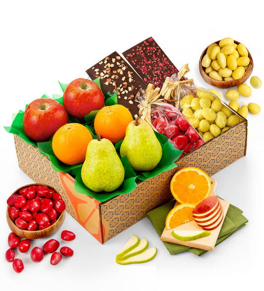 Premium Grade Fruit and Gourmet Chocolates Box