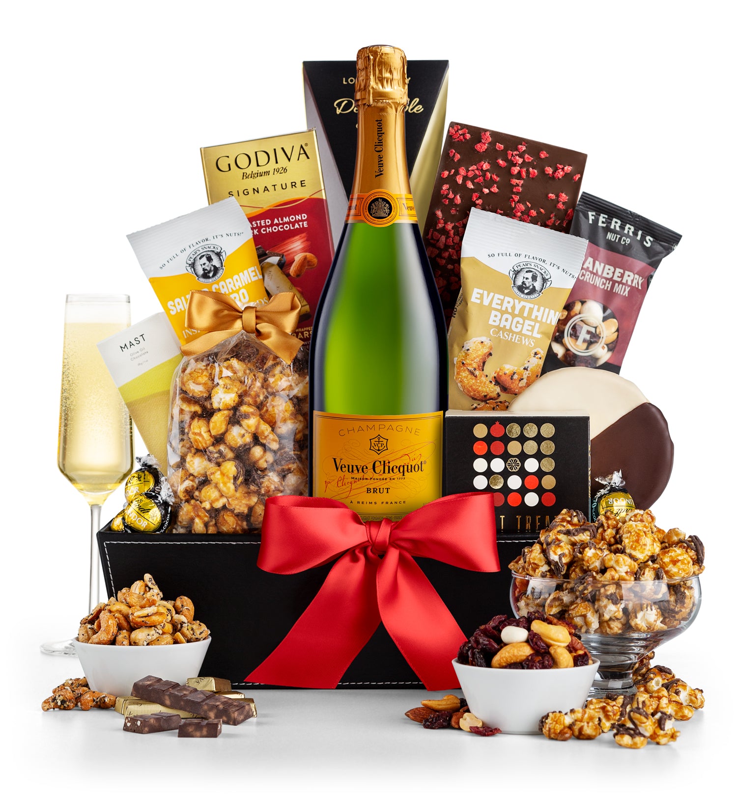 5th Avenue gift basket and Veuve Clicquot Champagne