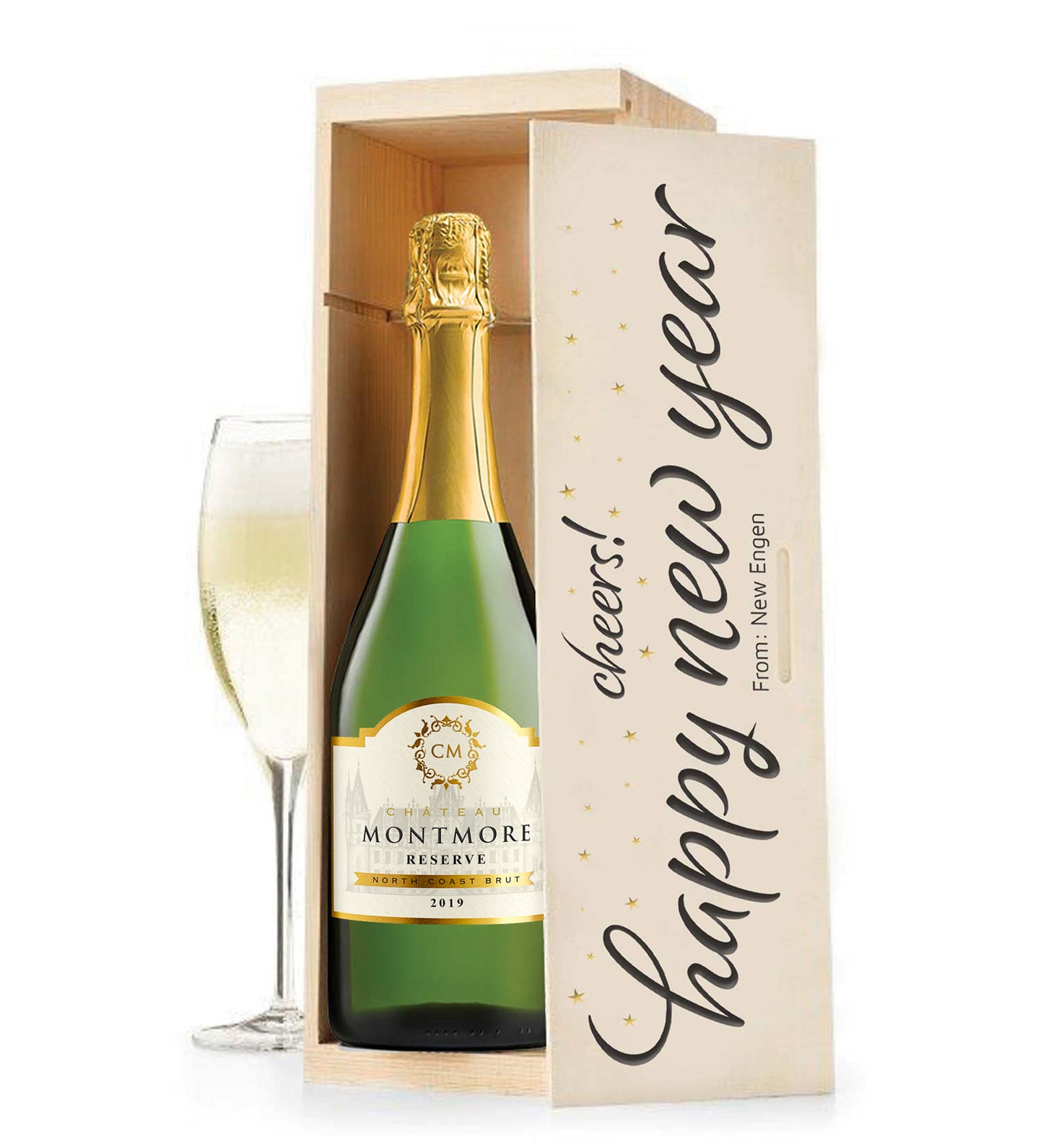 Cheers to 2025! Champagne Crate with Chateau Montmore Sparkling Reserve