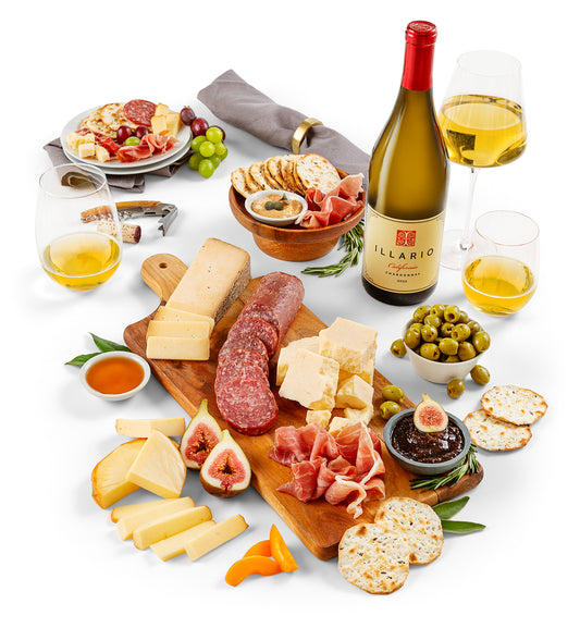 Artisan Cheese & Charcuterie Experience with Illario Chardonnay