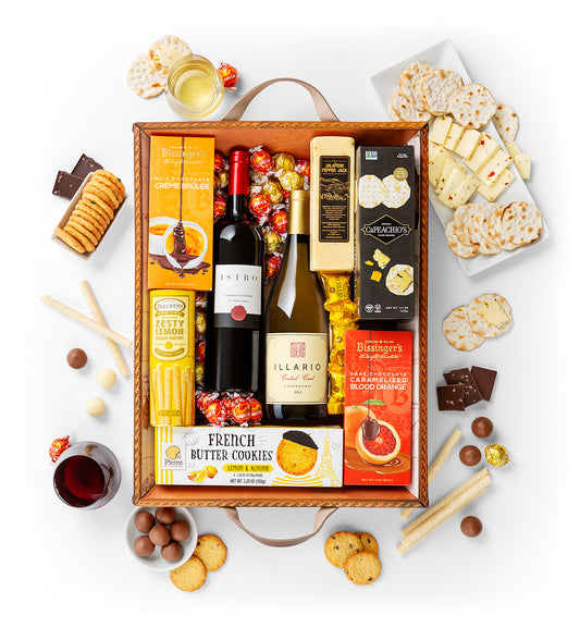 Top of the World Gift Wine Tray