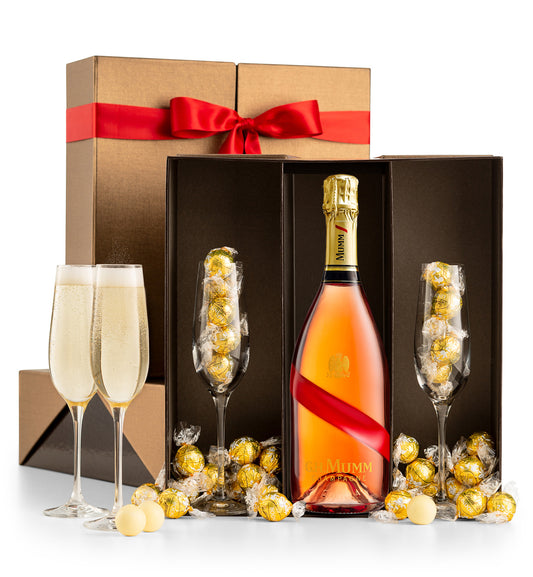 GH Mumm Grand Cordon Rosé Cheers to You Champagne Gift Box