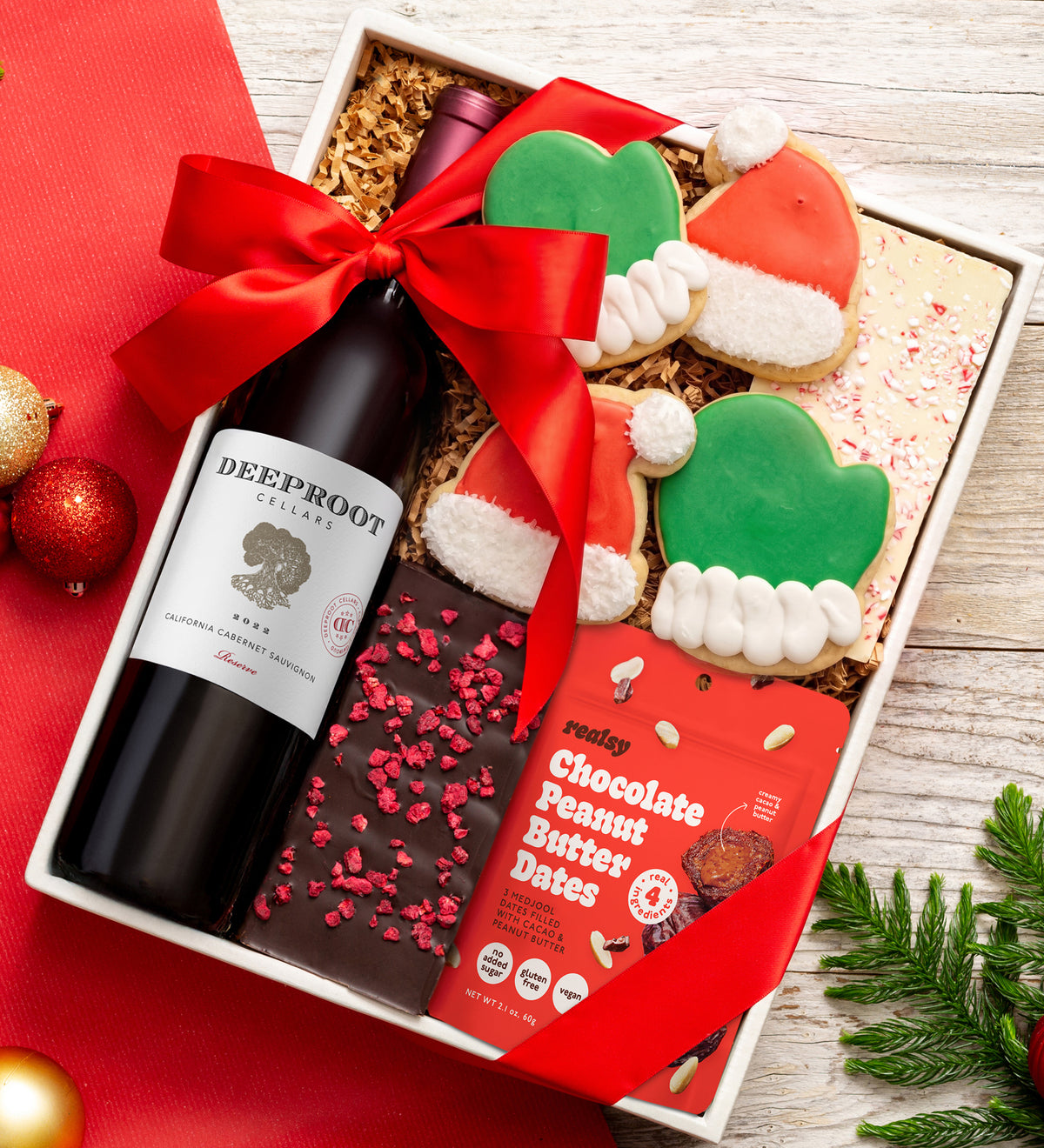 Holiday Entertainer Gift Box with DeepRoot Cabernet Sauvignon