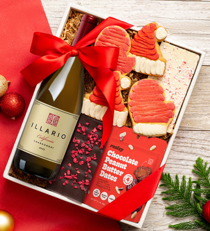 Holiday Entertainer Gift Box with Illario Chardonnay