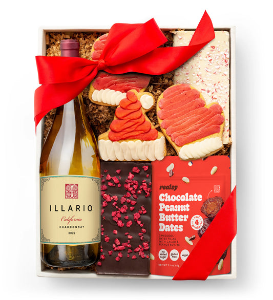 Holiday Entertainer Gift Box with Illario Chardonnay