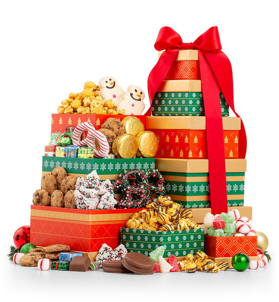 Festive Joy Gift Tower