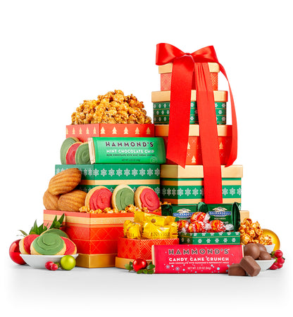 Festive Joy Gift Tower