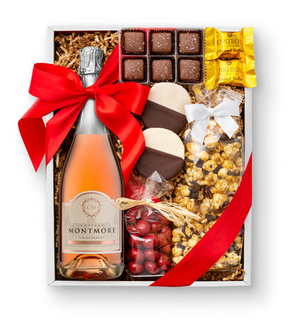 Cheers Gift Box with Chateau Montmore Sparkling Cuvée Rosé