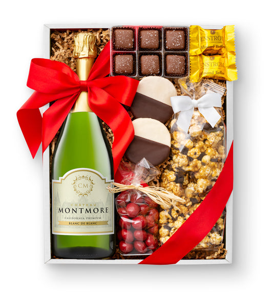 Cheers Gift Box with Chateau Montmore Sparkling Reserve