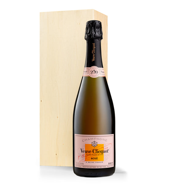 Veuve Clicquot Rosé Champagne in Wooden Crate – GiftTree