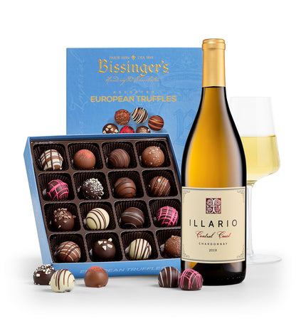 Illario Chardonnay and Bissinger's European Truffles