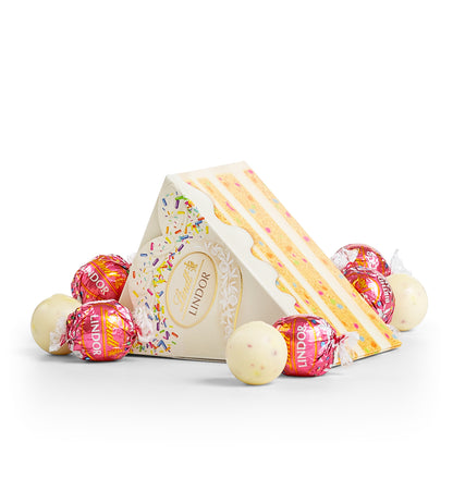 Birthday Cake LINDOR Truffles Cake Box