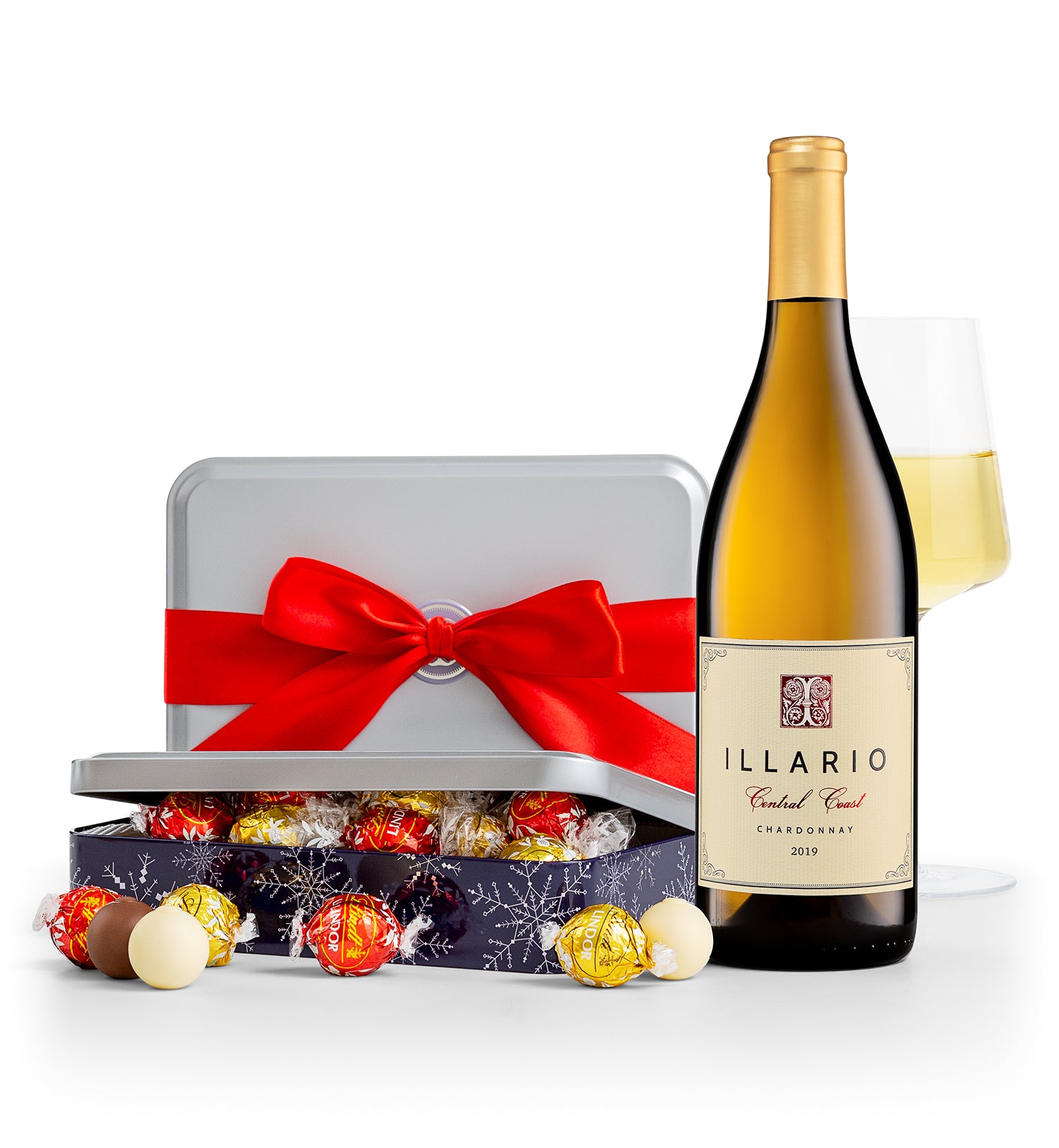 Winter Wonderland Truffle Tin with Illario Chardonnay