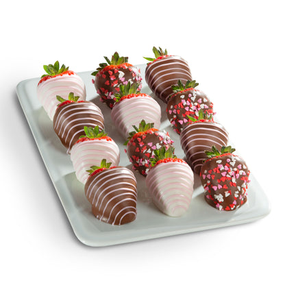 One Dozen Chocolate Dipped Strawberries