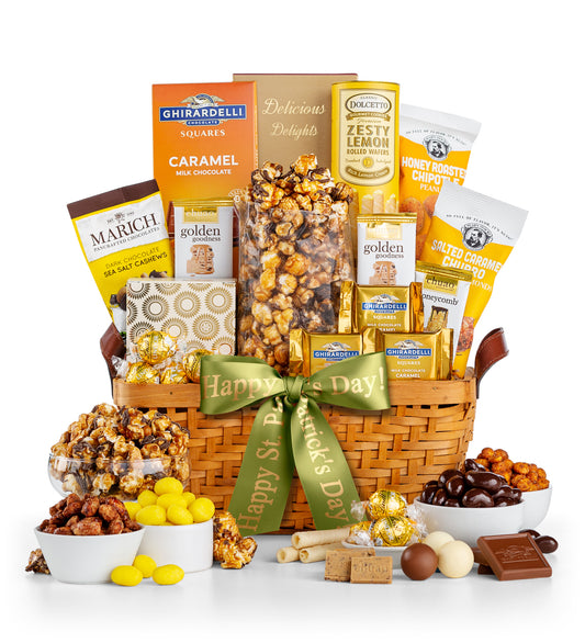 Happy St. Patrick's Day As Good As Gold Classic Gift Basket