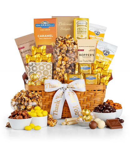 Thank You As Good As Gold Classic Gift Basket